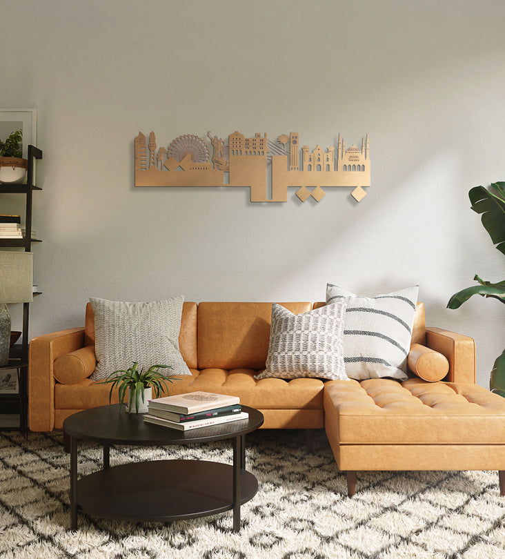 City Skyline Wall Décor – Beirut Kashida Design