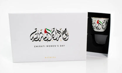A series of luxury UAE corporate gifts designed by Kashida commemorating Emirati Women's Day