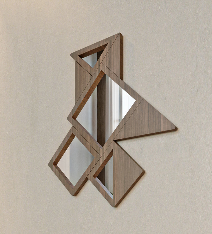 Nuqat Origami Vertical Mirror
