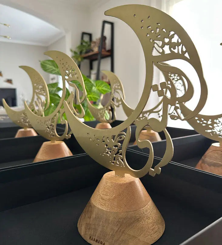 Ramadan Family Hilal Crescent Kashida Design