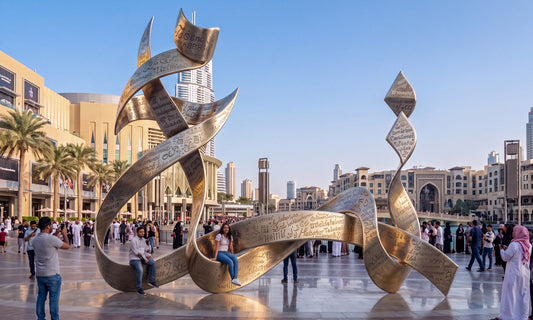 Year of Tolerance Sculpture Kashida Design