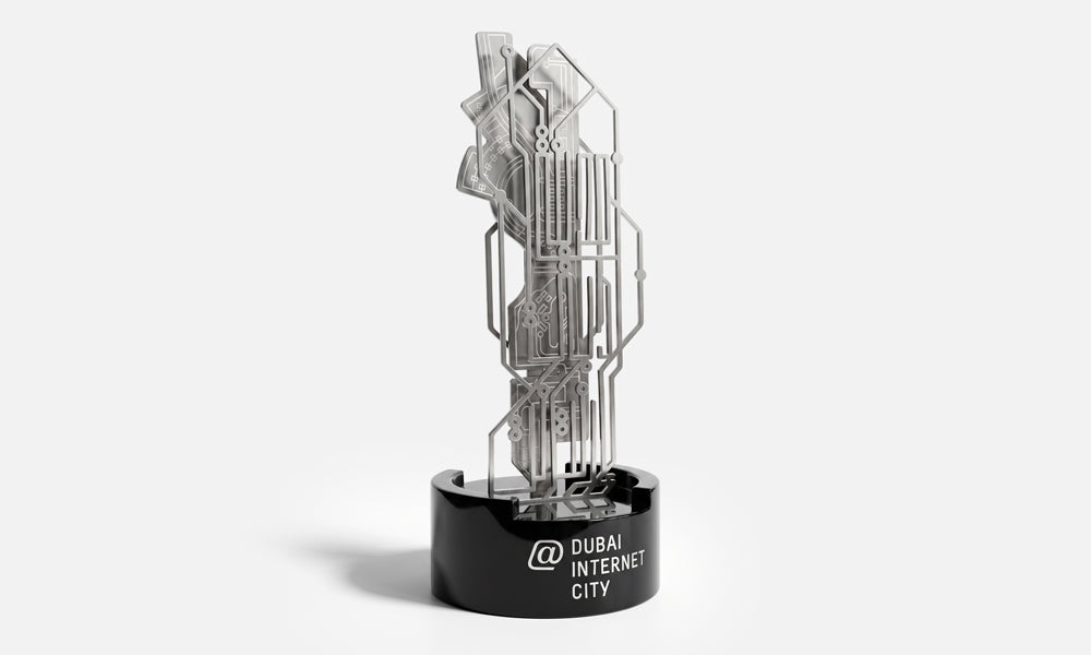 Digital Era Trophy Kashida Design