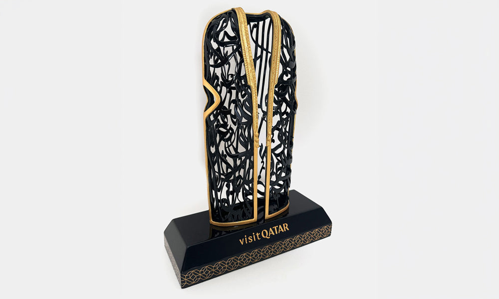 Visit Qatar Luxury Bisht Sculptural Trophy