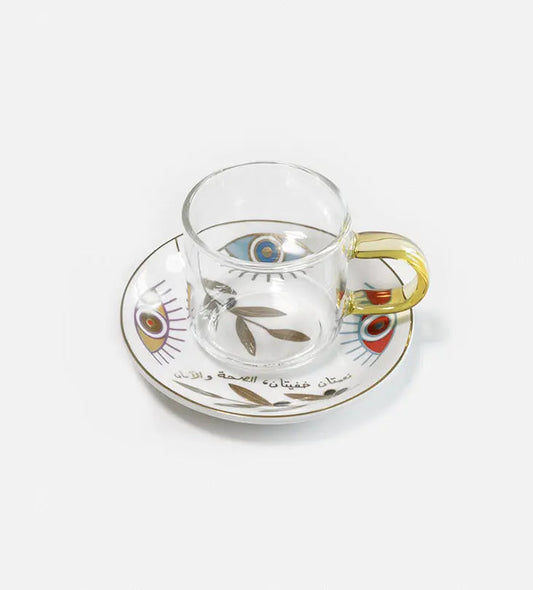 Supernatural Espresso Cup Kashida Design