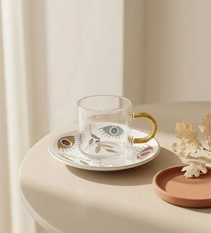 Supernatural Espresso Cup Kashida Design