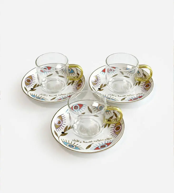 Supernatural Normal Tea Cup x 6 Kashida Design