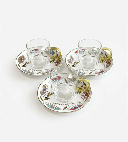 Supernatural Normal Tea Cup x 6 Kashida Design