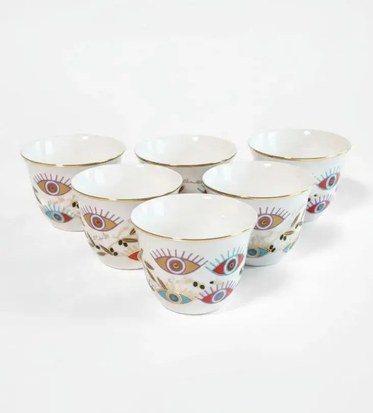 Supernatural Arabic Coffee Cups Kashida Design