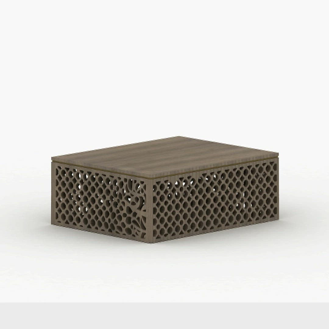 Luxury Arabic calligraphy coffee table for majlis living room with pattern and arabic letters