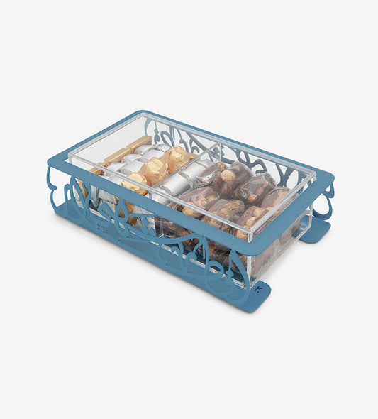 Iftar Ramadan acrylic date or food box pastel blue