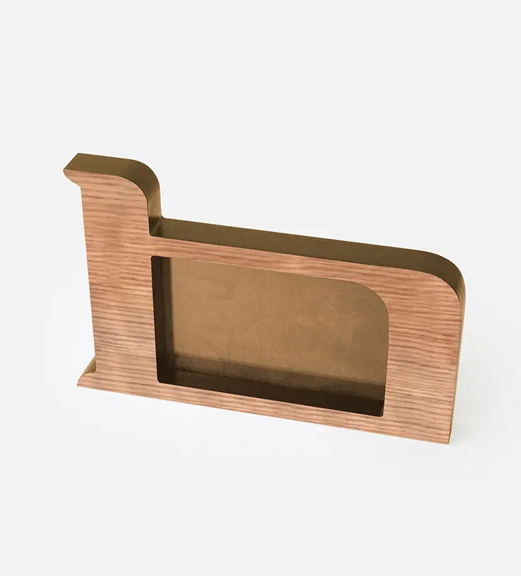 Personalized wooden photo frames with Arabic calligraphy letters