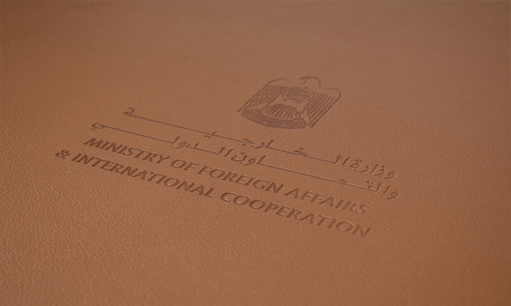 Bespoke corporate gift for UAE Ministry of Foreign Affairs Sheikh Abdullah bin Zayed