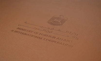 Bespoke corporate gift for UAE Ministry of Foreign Affairs Sheikh Abdullah bin Zayed