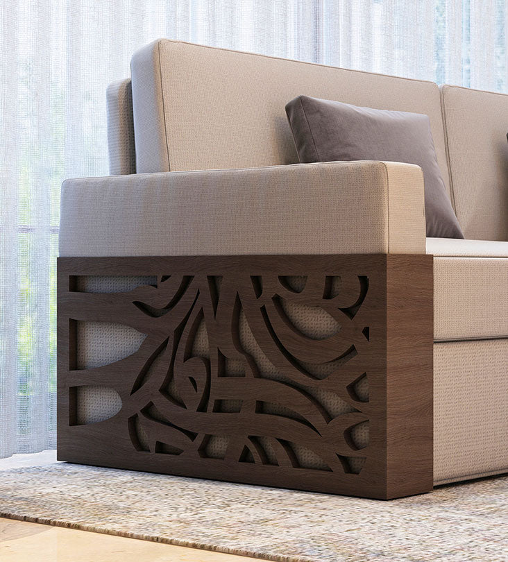 Melting effect contemporary sofa in Arabic calligraphy