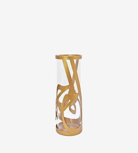 Round metal and acrylic life vase in Arabic calligraphy