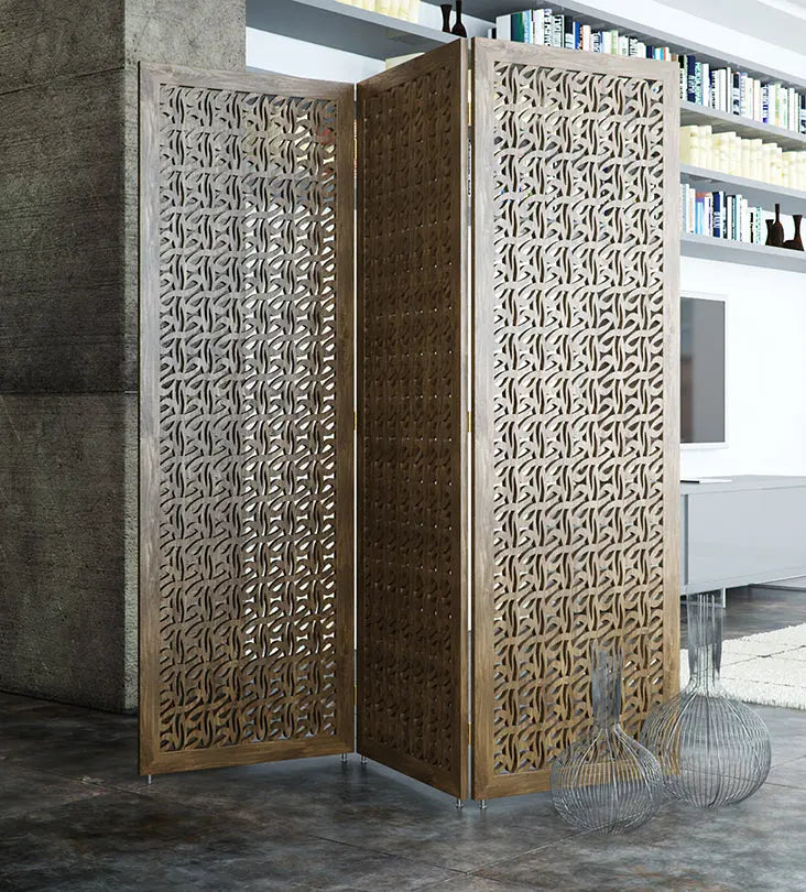 Modern room divider traditional masharabiya made from Arabic calligraphy letter